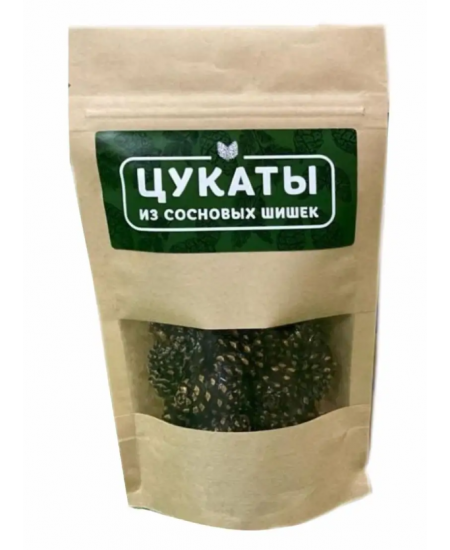 Цукаты из сосновых шишек. Самсонов и партнеры. 100 гр.