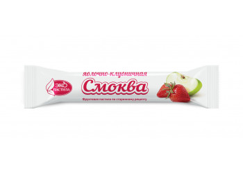Смоква пастила яблочно-клубничная, шоу-бокс, 60шт*15г, 1200г