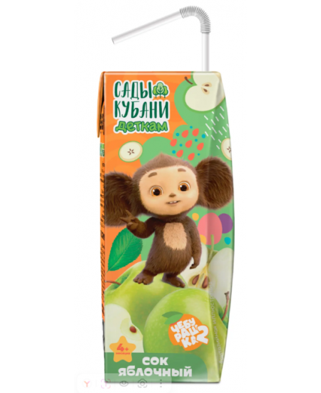 Сок яблочный "Сады Кубани" 200 гр. х 27 шт. 