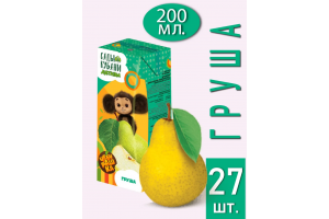 Нектар грушевый "Сады Кубани" 200 гр. х 27 шт. 